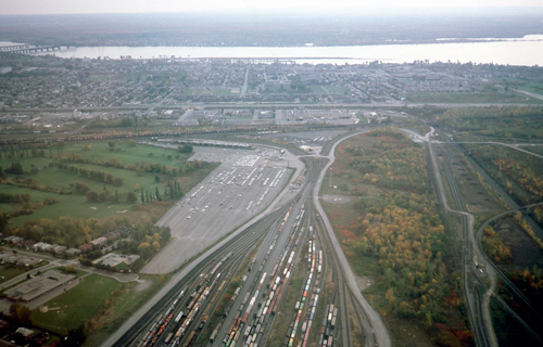 Photo of railway yards