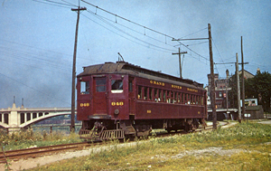 Photo of a GRNR Railcar